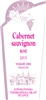Cabernet Sauvignon rosé 2015 rosé Ružové Neskorý zber CHOP L 304 - Vinovin - Peter Ščepán